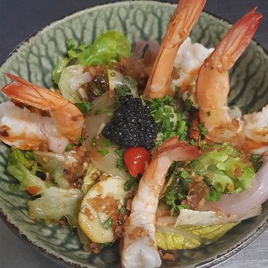 Plat de crevette